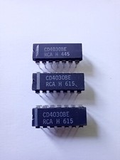 Lot of 3*  RCA CD4030BE  IC CHIPS CMOS QUAD Exclusive-OR GATE  Brand New!  