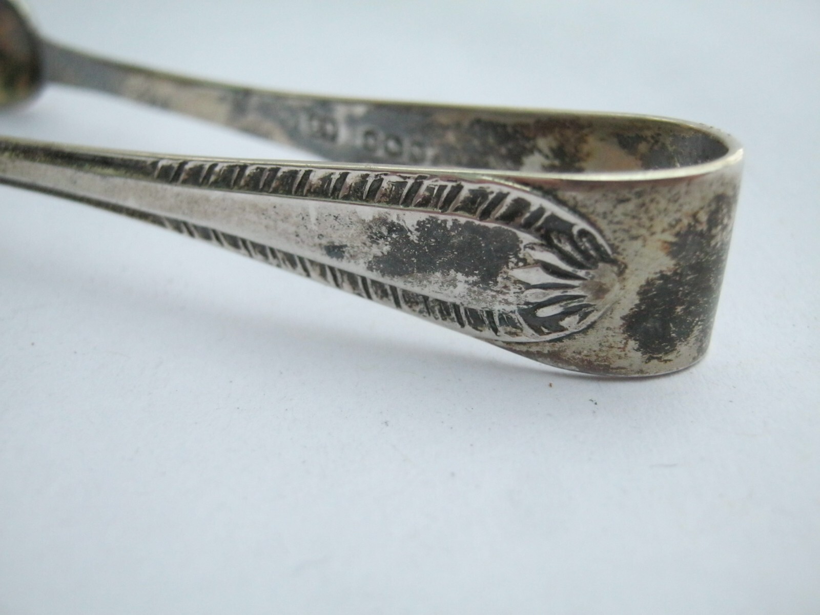 Sheffield 1955 Sterling Silver Sugar Lump Tongs / Bows Emanuel Viners
