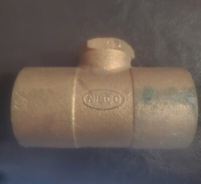 Nibco 1 1/2'' x 1 1/2'' x 3/4'' Copper x Female Tee Sweat Tapped 