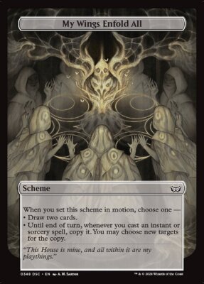 MTG - My Wings Enfold All (348) - Archenemy Scheme Duskmourn - Near Mint
