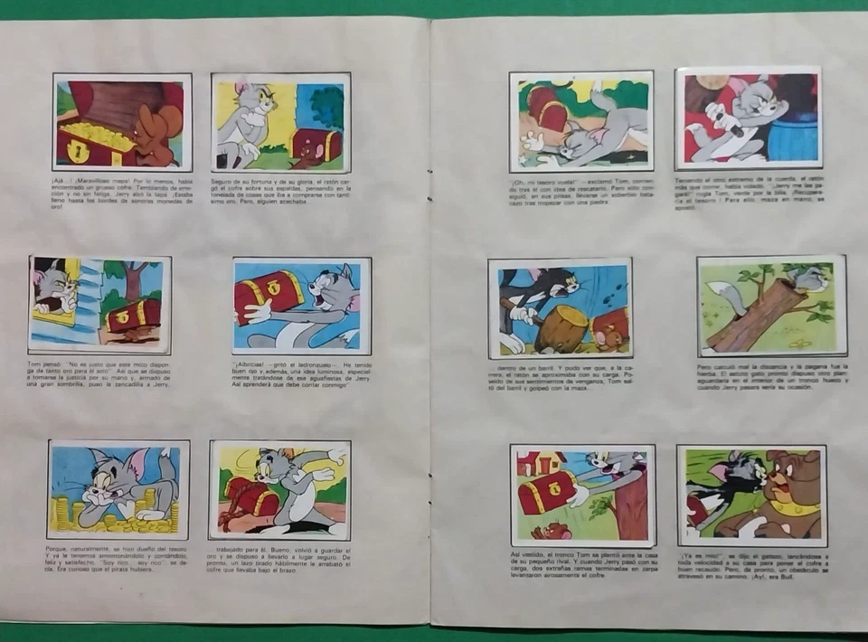 1967 ALBUM TOM and JERRY Salo & Navarrete 100% Complete VTG PERU Edition Rare! - Image 3 of 4