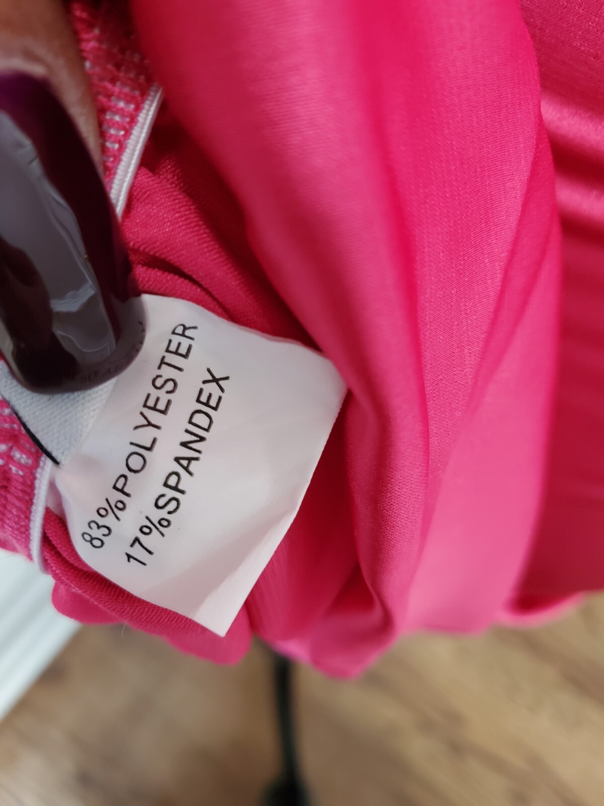 Pink Women's Solid Polyester Mock Neck Sleeveless… - image 8