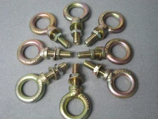 *Lot of 8* CMU800KG M16/C20 Shouldered Lifting Eye-Bolt w/Nut & Washer, 1/2" NPT