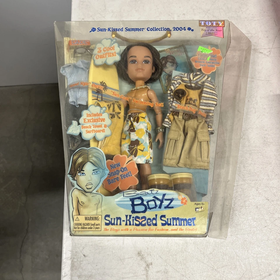 Muñeca Cade MGA Entertainment Bratz Boyz Sun-Kissed Summer Collection NRFB Foto 3 de 3