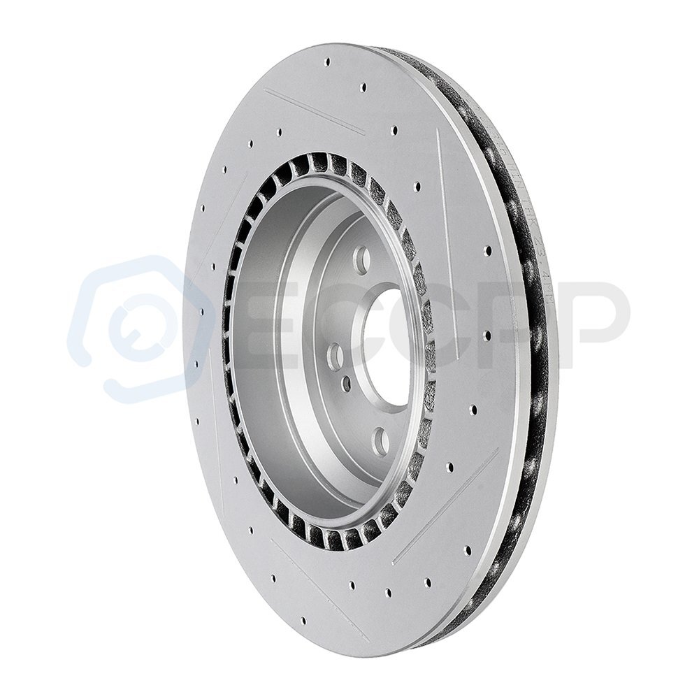 Rear Discs Brake Rotors For MercedesBenz S350 CL550 S550 CL600 Drilled