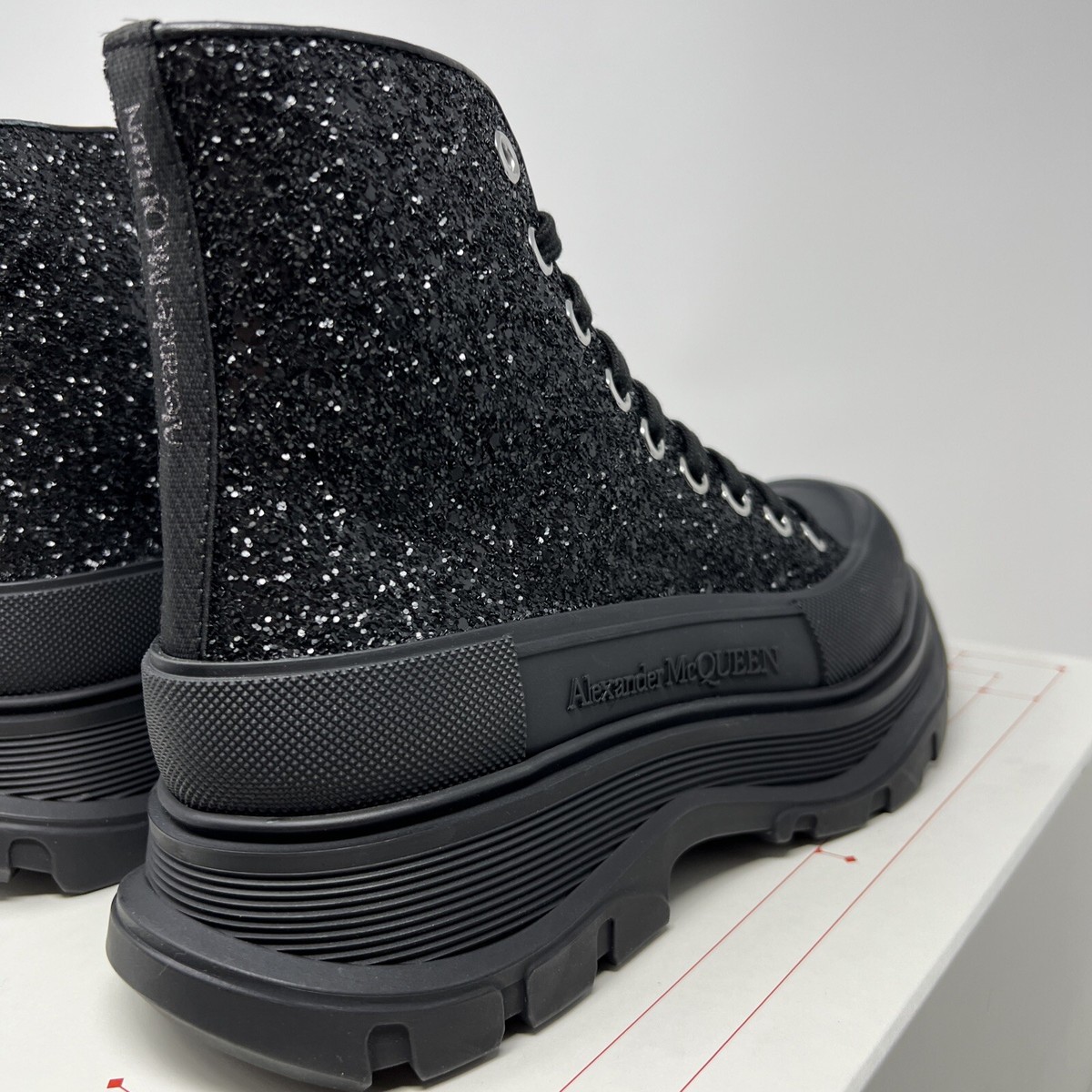 Alexander Mcqueen Tread Women's Sneaker Boots Size 40 EU/10