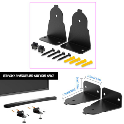 For Samsung Curved Soundbar Mounts Wall Mount Audio Shelf Speaker Wall Bracket