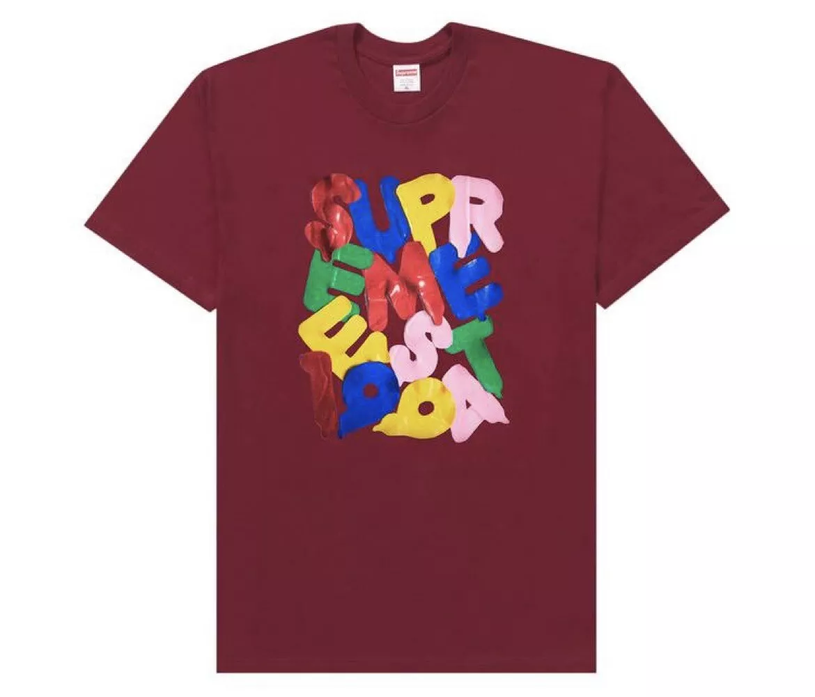 T shirt moyen Supreme Cardinal « Ballons »