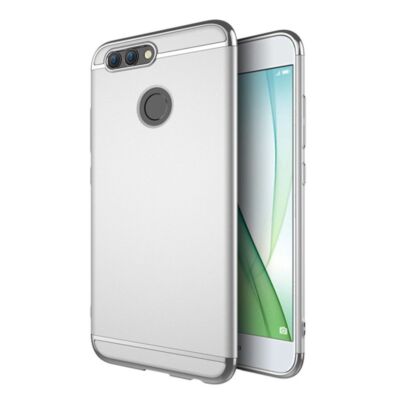 Huawei Nova 2 Plus Hülle Case Handy Cover Schutz Tasche Schutzhülle Etuis Silber