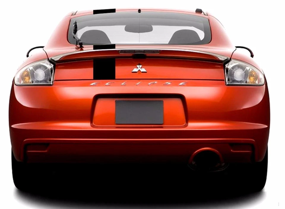 NUEVO Se adapta a Mitsubishi ECLIPSE 6" Single Offset RACING RAYAS Vinilo Calcomanía Gráfica Foto 3 de 4