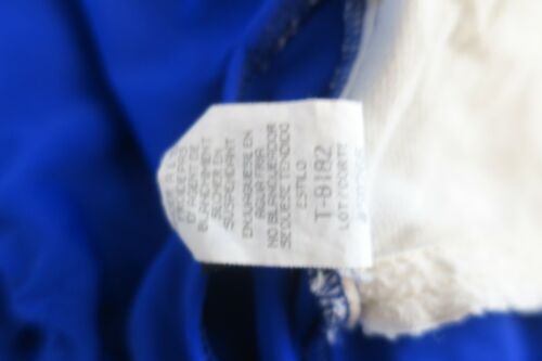 Vtg 90s Nautica High Cut Blue One Piece Swimsuit Sz 14 Embroidered Logo USA Made - Picture 10 of 10