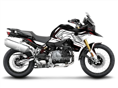 NEW Graphic kit for BMW F850GS/F750GS (2017~)/F800GS (2024~) Decal Kit (BL-WB) - Picture 1 of 7