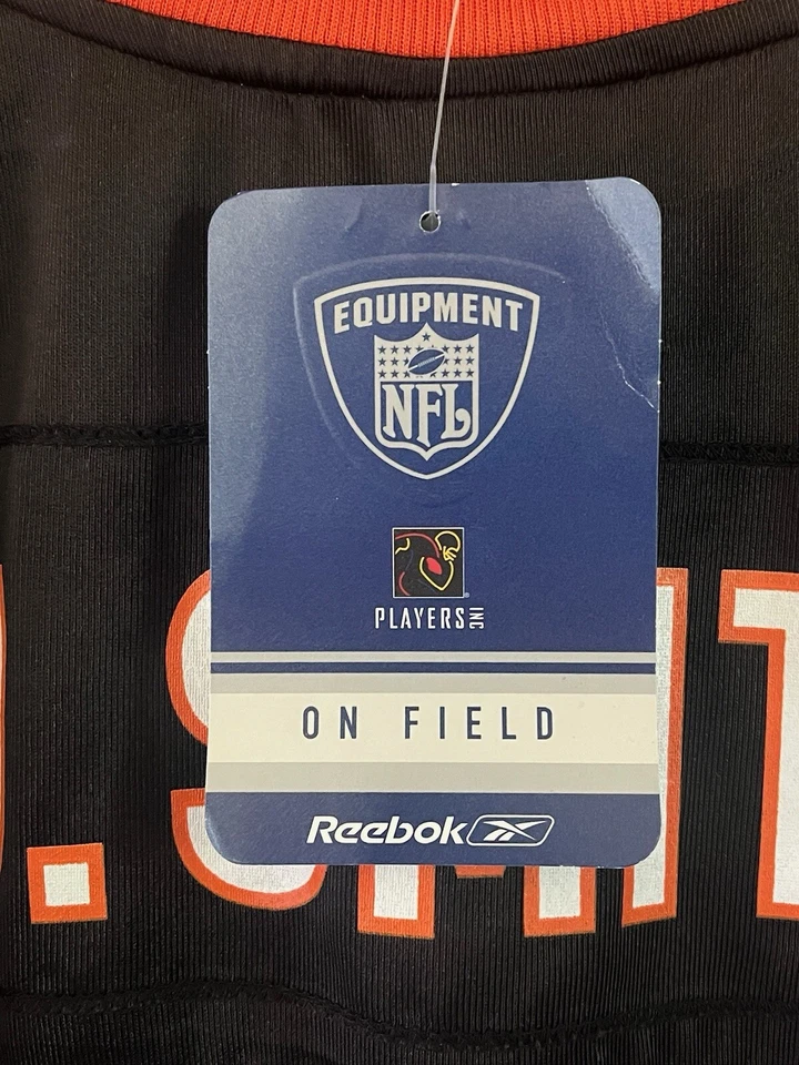 Camiseta vintage Justin Smith Cincinnati Bengals para hombre talla mediana nueva con etiquetas 00s Foto 2 de 4