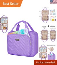 Water-Resistant Travel Medicine Organizer with Transparent Design and Pockets