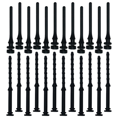 24 Pcs Screw Set Screws Radiator Shockproof Glue Nails Mounting for Cooling - Afbeelding 2 van 12
