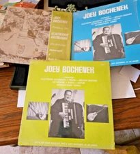 Lot 3 Vinyl Albums Joey Bochenek Electronic Guitorgan Accordion Bazooki Gospel