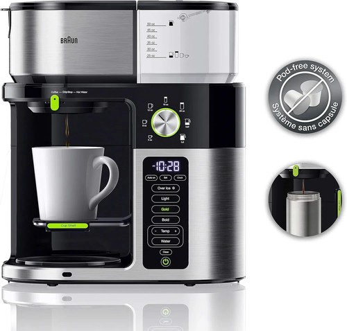 Braun 10-Cup MultiServe Coffee Maker (KF 9050) New in Box/ SEALED!! - Picture 2 of 8