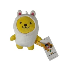 Kakao Friends MUZI Key Clip Plush W/Tags Soft Dangler Stuffed  Animal Kawaii