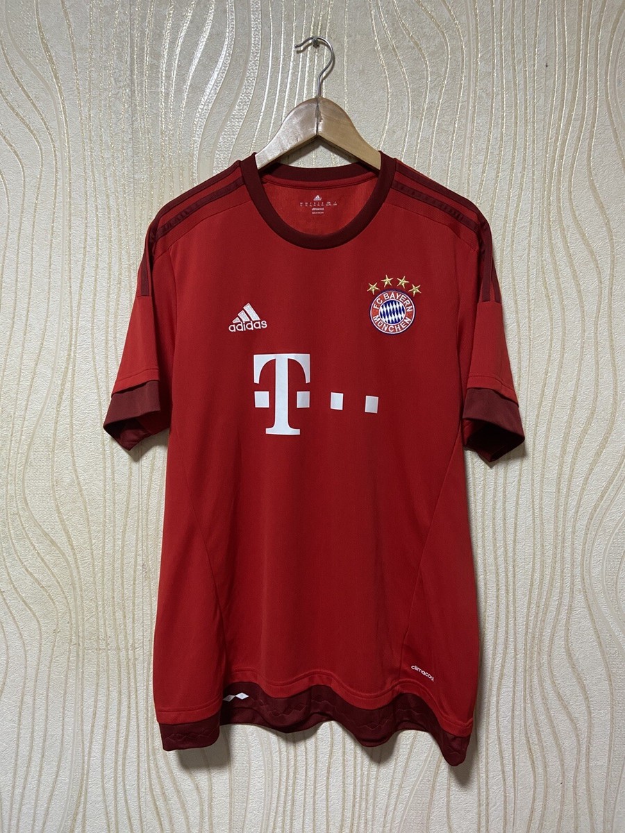  FC Bayern München ユニフォーム S BAYERN MÜNICH 2015 2016 HOME FOOTBALL SHIRT SOCCER JERSEY ADIDAS