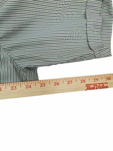 Crazy Cowboy Men's 2XL Western Shirt Gray Blue Stripe Short Sleeve Two Pockets - Picture 3 of 5