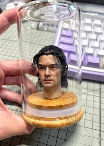 1/6 männlicher asiatischer Takeshi Kaneshiro Kopf Skulptur geschnitzt für 12" Actionfigur Körper - Bild 5 von 14