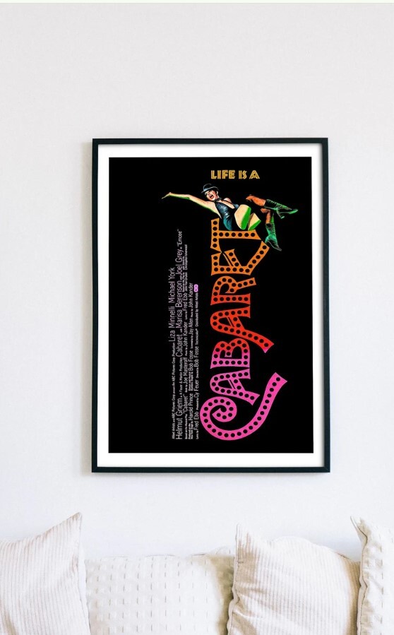 Cabaret, 1972 American musical drama film, original poster restored eBay