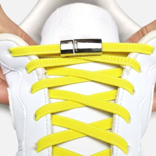 Shoelace Buckle Magnetic No Tie Lock , Convenient Shoe Buckle Khaki 4Pairs - Picture 3 of 6