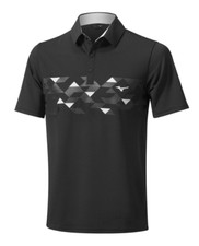 Image of Mizuno Mens Move Tech Polo Shirt Winter Warm Short Sleeve Golf -BLACK or WHITE °
