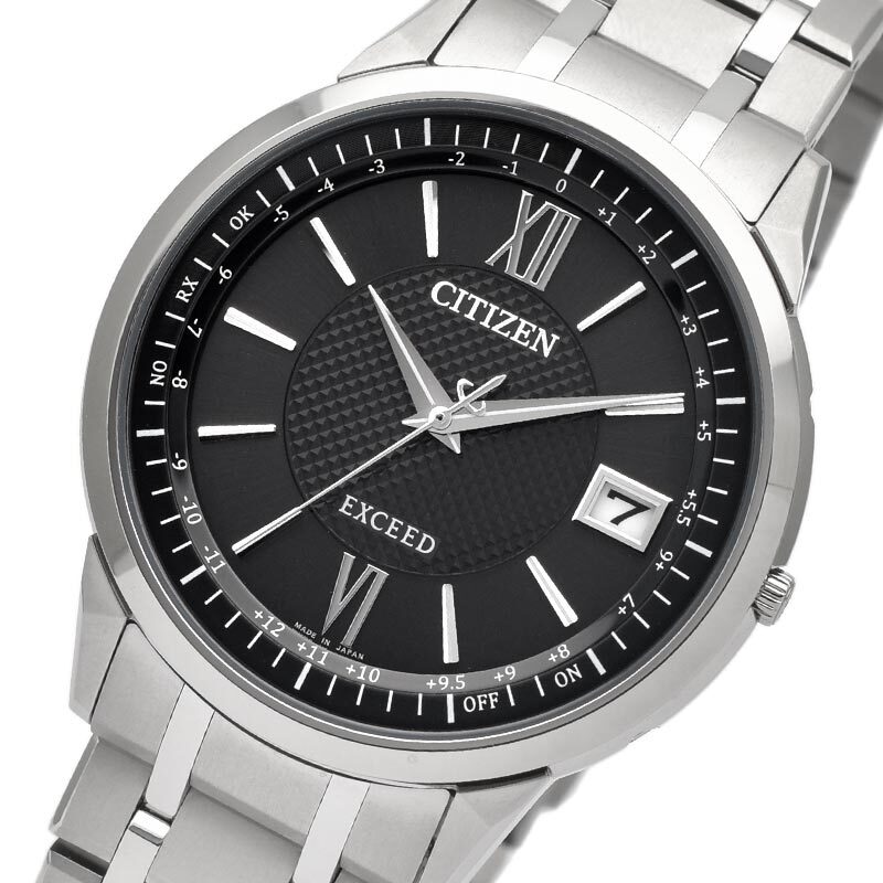 CITIZEN EXCEED CB1140-61E Titanium Eco-Drive Radio Solar Watch