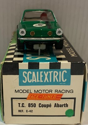 Seat TC 850 coupé Abarth verte Scalextric EXIN C42