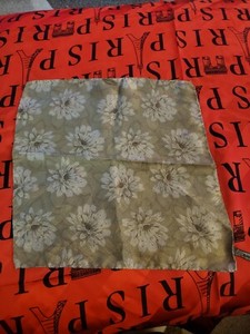 Ermenegildo-zegna-Silk-Pocket-Square-12-034-green-brown-silver-flowers-hand-rolled