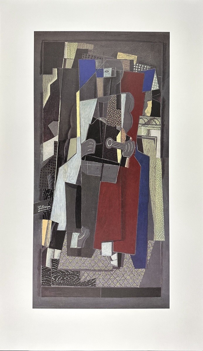 GeorgesBraque、 PICHET,POIRE CIUPEE,VERRE 1939 Georges Braque Original Antique Lithograph 