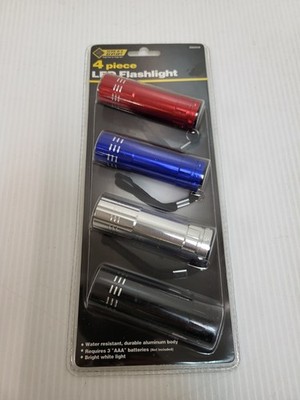Steel Grip 4 Piece 3'' LED Flashlights - 3503539