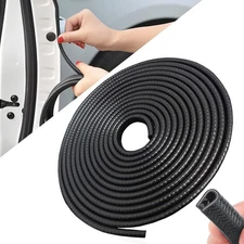 20ft UShape Car Door Edge Trim Guard Molding Rubber Seal Strip Scratch Protector