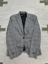 Zara Sports Coat Womens Small Gray Blazer