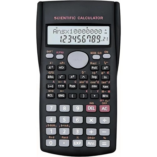 SCIENTIFIC CALCULATOR ELECTRONIC OFFICE 12 DIGITS SCHOOL EXAMS & OFFICE
