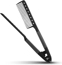 HerStyler Hair Comb For Straightening - Protects Hands - 1 Count (Pack of 1) 