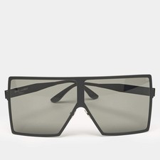 Saint Laurent Black SL182 Betty Shield Sunglasses