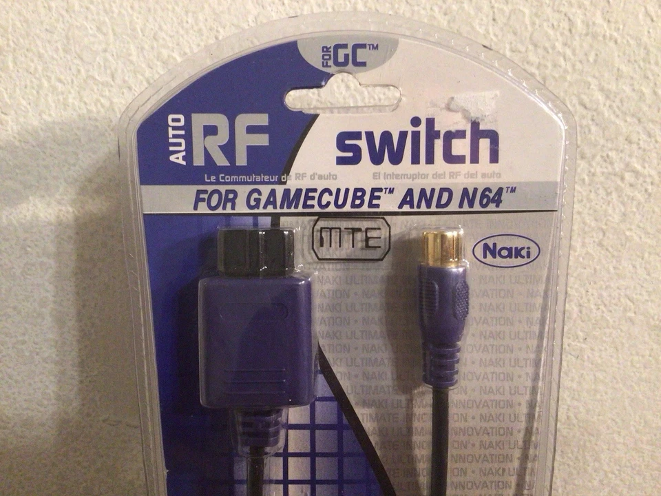 Naki Auto RF switch For gamecube And N64 - BRAND NEW - Image 2 of 4