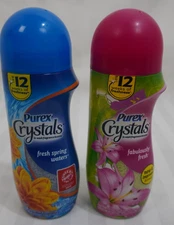 Pack of 2 15.5 oz Purex Crystals In-Wash Fragrance Booster Spring Water Fabulous