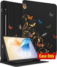 Case for Samsung Galaxy Tab S8/Tab S7 11 Inch Folio Cover with Pencil Holder