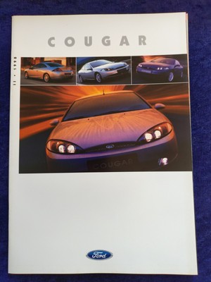 FORD Cougar Prospekt 9.1998 40 Seiten
