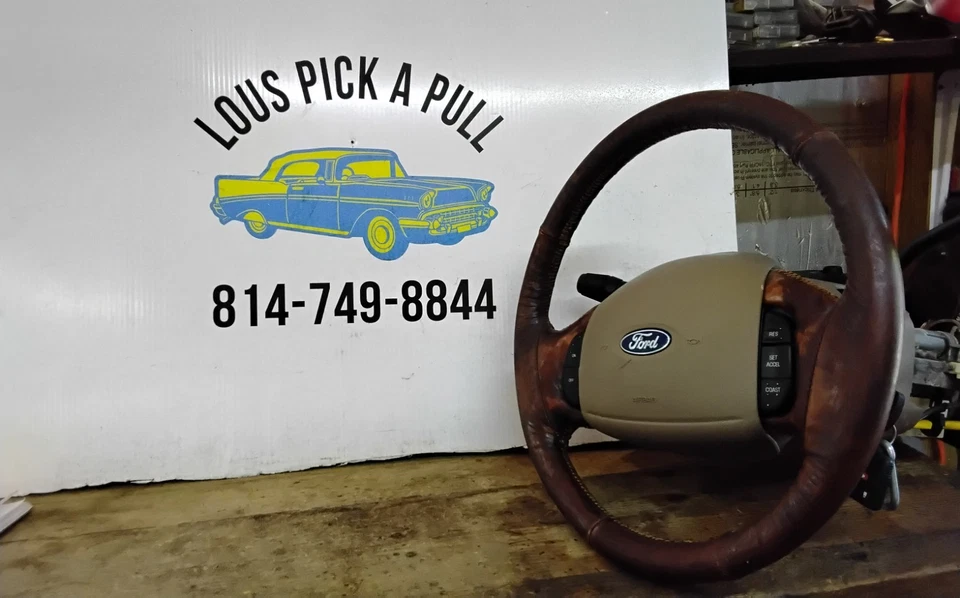 Ford F150 2001-2004 columna de dirección inclinable crucero sobre transmisión con llave cuero... Foto 3 de 4