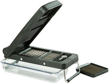 Professional Chopper, Black - Multi-Functional Vegetable Chopper, Dicer, and Min
