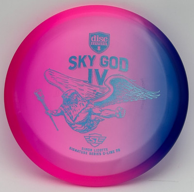 Discmania C-Line P2 Sky God IV Madhatter Mad Gradient Dye Disc Golf