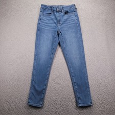 AMERICAN EAGLE Jeans Womens Size 6 Short Super Hi-Rise Jegging Medium Wash Denim