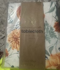 Nordstrom Oblong 60 X 102 100 Cotton Harvest Pumpkins Tablecloth NIP 1135030M
