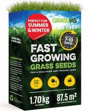 Grassias Fast Growing Grass Seed – 1.70KG Premium Quality Lawn Seed for Overs... 13.48 per kilo