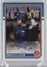 2024 Panini Stars and Stripes Hat 5/10 Brayden Taylor #ASM-BT Auto 0j81