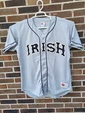 Vintage 90's Rawlings Notre Dame Fighting Irish Baseball Jersey Mens XL USA Made